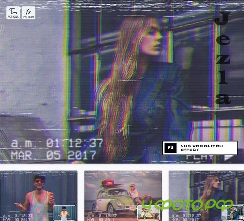VHS VCR Glitch Effect - WHWS4ZR