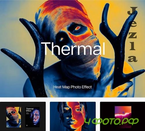 Heat Map Photo Effect - 14480930 Heat Map Photo Effect - 14480930