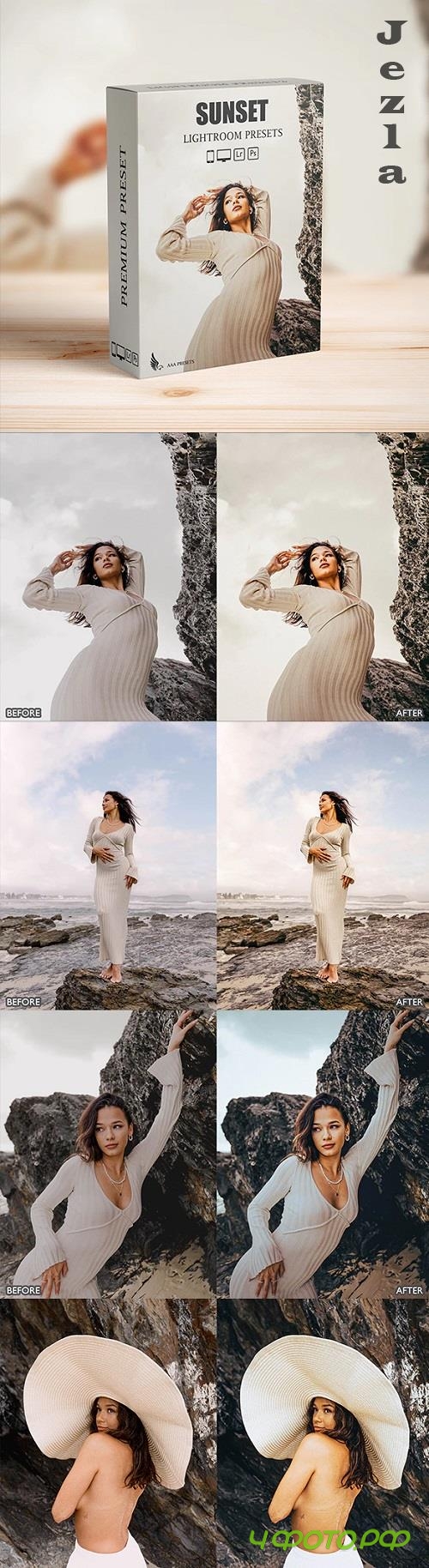 Lightroom Sunset Presets For Photo Retouching - 43043302