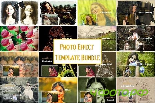 Photo Effect Template Bundle - 36 Premium Graphics
