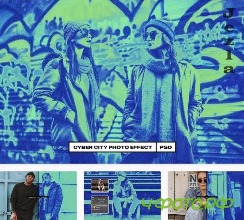 Cyber City Photo Effect - TNRF36G