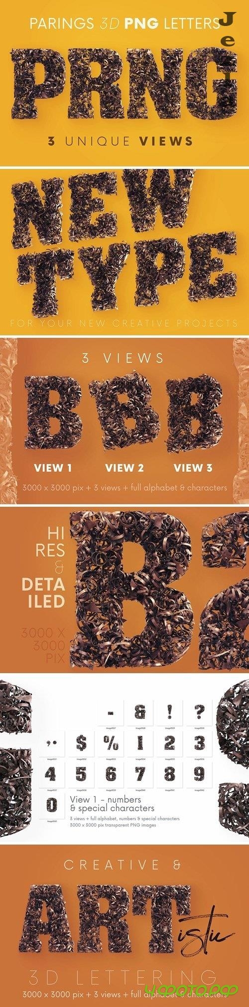 Parings - 3D Lettering - 5780012