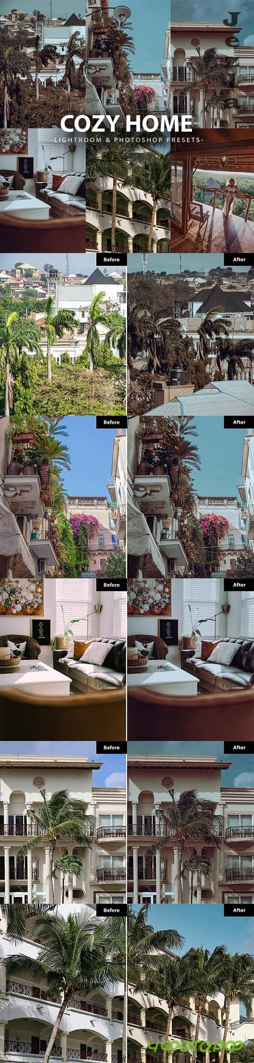 6 Cozy Home Lightroom and Photoshop Presets  - 45395720