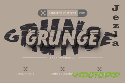 Grunge - Editable Text Effect - 16492662