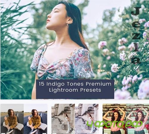 15 Indigo Tones Premium Lightroom Presets - EUNHH28