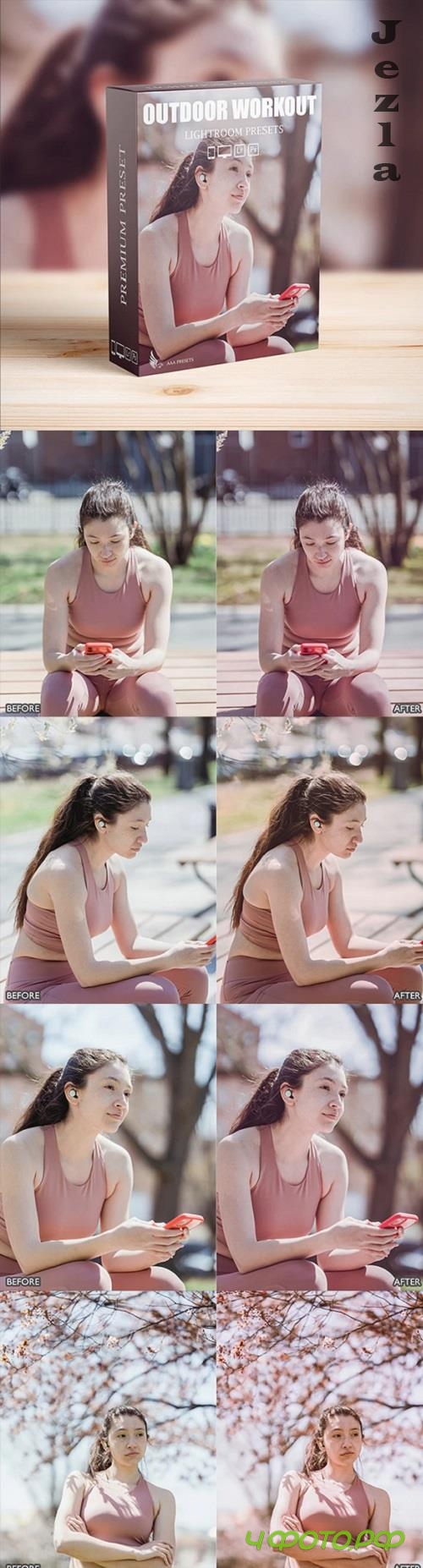 Outdoor workout Lightroom presets for mobile and desktop - 33789472