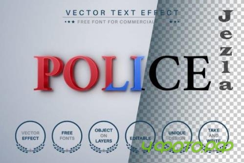 Police - Editable Text Effect - 16540204 Police - Editable Text Effect - 16540204