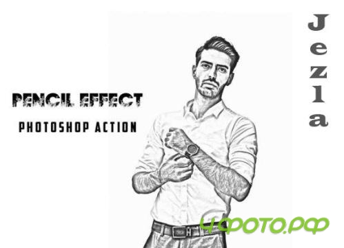 Pencil Effect Photoshop Action - 17677349