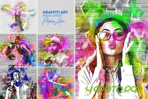 Graffiti Art Effect Photoshop Action - 14484523
