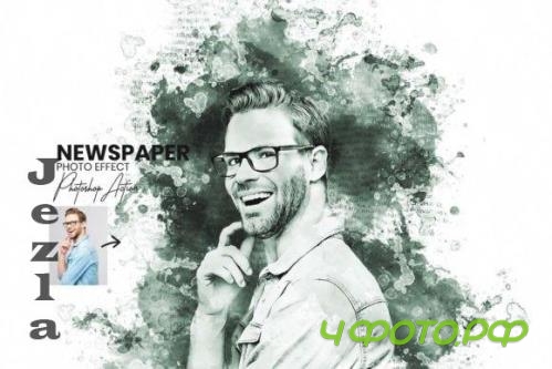 News Paper Ink Art Photoshop Actions - 13581374 News Paper Ink Art Photoshop Actions - 13581374