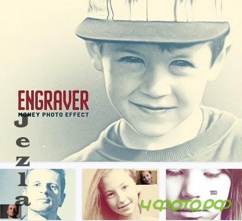 Engraver Money Photo Effect - P8C6JVF