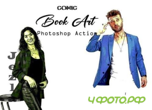 Comic Book Art Photoshop Action - 25424526