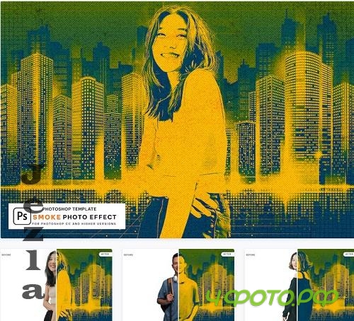 Halftone Photo Effect - Q46XHYY