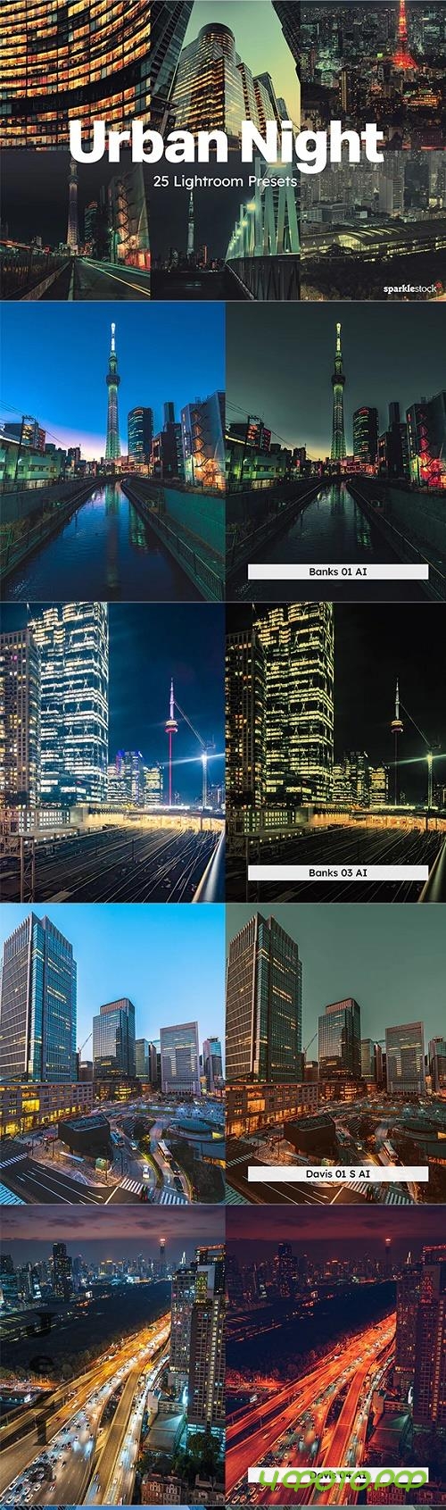 20 Urban Night Lightroom Presets - 46600869