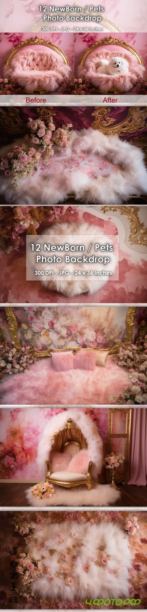 12 Newborn / Pets Beautiful Backdrop JPG 12 Newborn / Pets Beautiful Backdrop JPG