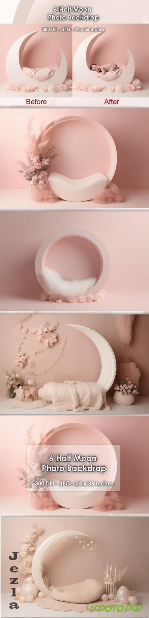 6 Halfmoon Newborn Photo Backdrop JPG 6 Halfmoon Newborn Photo Backdrop JPG