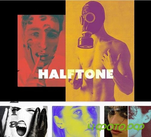 Halftone Poster Effect - 11023758