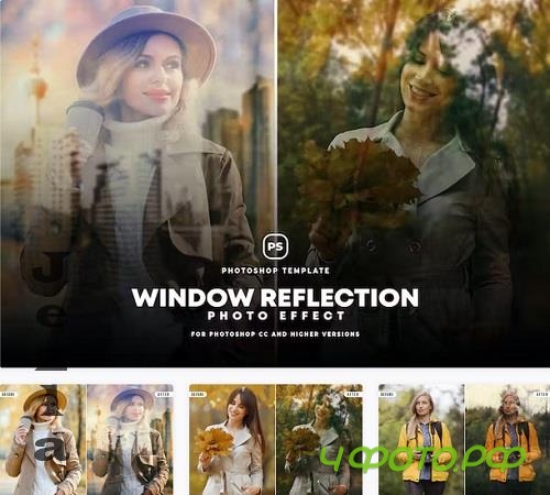 Window Reflection Photo Effect - YP228KU