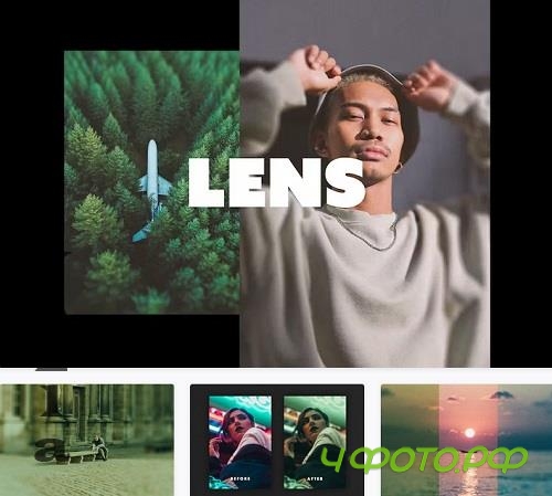 Retro Lens Poster Photo Effect - 12741220