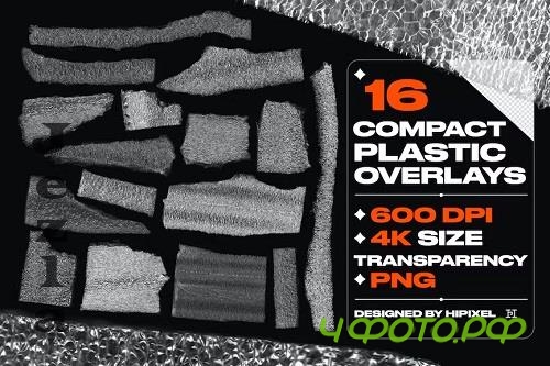 16 Compact Plastic Torn Overlay Texture - N3PYFLL