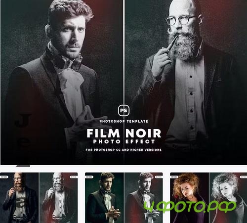 Film Noir Photo Effect - WJHA2WG