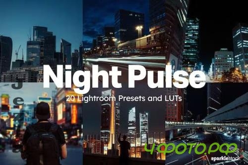 20 Night Pulse LUTs & Lightroom Presets - 42180725