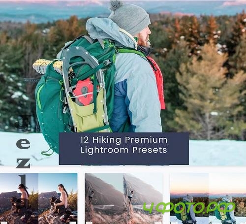 12 Hiking Premium Lightroom Presets - XGPSXYF