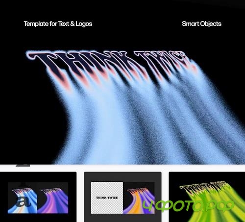 Dissolving Waves Text Effect - 17693680
