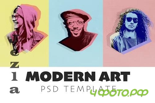 Modern Art PSD Template - TACANQY
