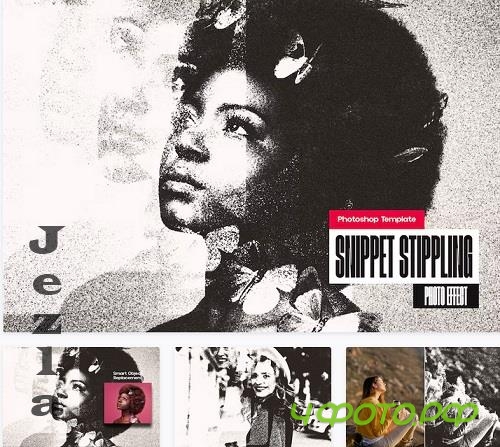 Snippet Stippling Photo Effect - 3E6ZK9C