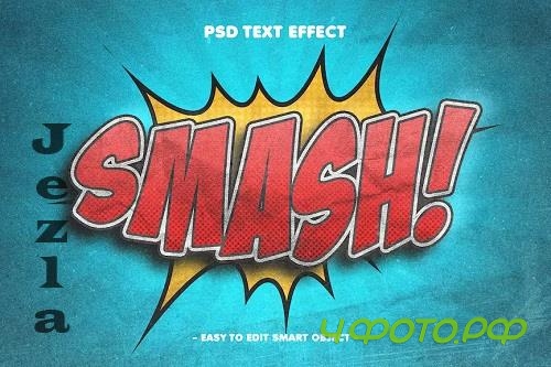 Smash Comic Blast Psd Text Effect - 3FFZ455 Smash Comic Blast Psd Text Effect - 3FFZ455