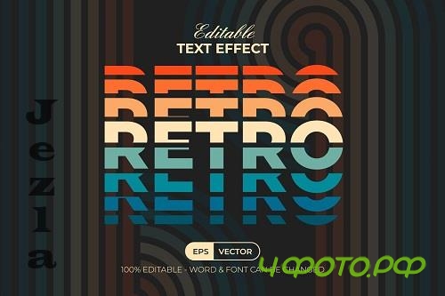 Retro Text Effect Style - 50811970