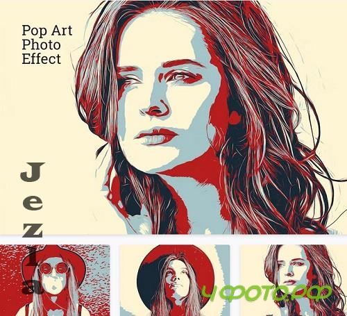 Pop Art Photo Effect - 386CD8X