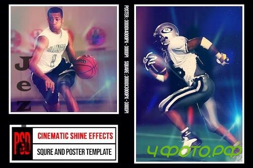 Square & Poster - Cinematic Shine Effects - BRAGA27