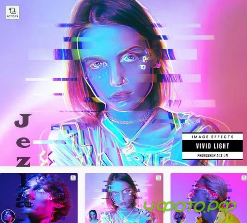 Vivid Light Contour Photo Effect - PJ7V4FH