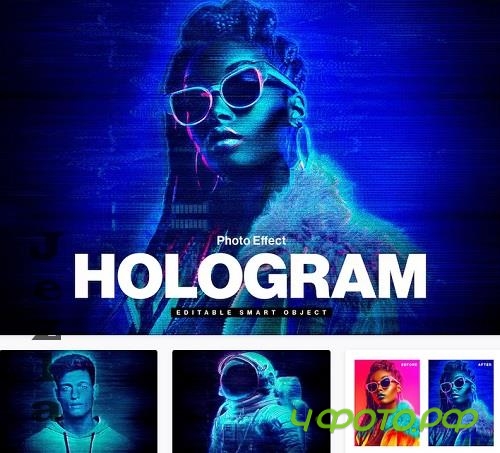 Hologram Photo Effect - 8DM7MDW