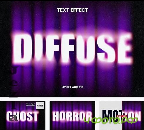 Blurry Ghost Text Effect - 8H3HJKY