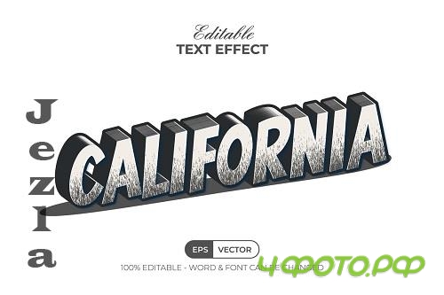 3D Text Effect Vintage Style - 91584722