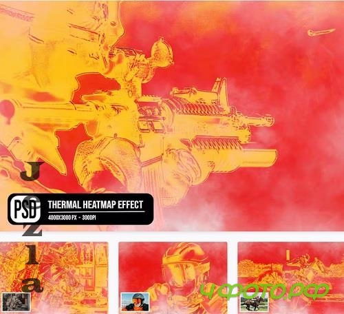 Thermal Heatmap Photo Effect - NSZF4NJ