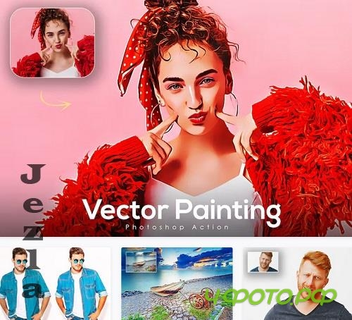 Vector Painting Photoshop Action - MD22PTS