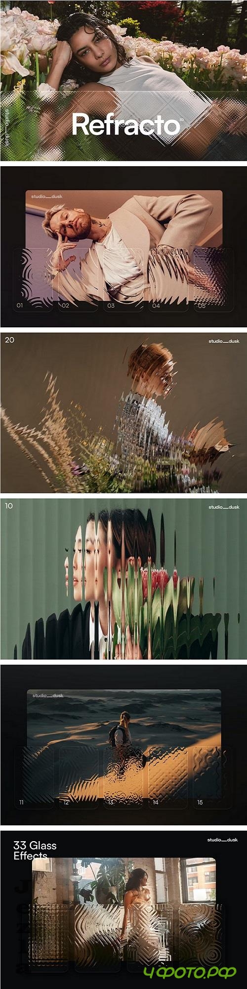 Refracto 33 Patterned Glass Effects - DN9KJPY