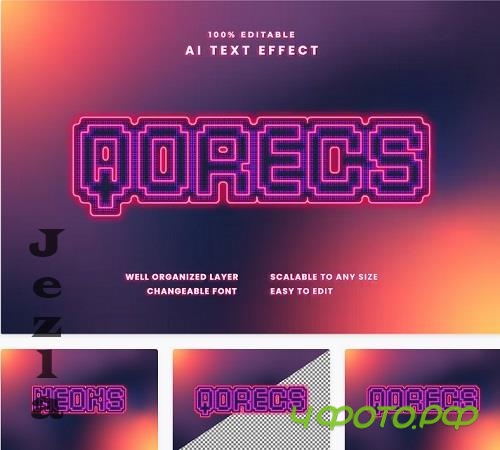 Qorecs Text Effect - MAHDZXF