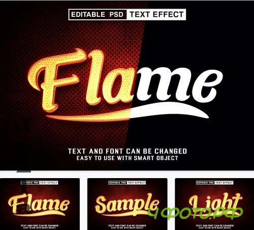 Flame Editable Text Effect - Q9LU772