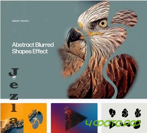 Abstract Blurred Shapes Effect - 10318720
