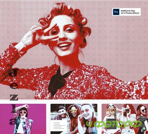 Halftone Pop Art Photo Effect - NBE2NR5