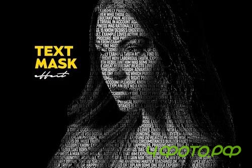 Text Mask Photo Effect - 6027087