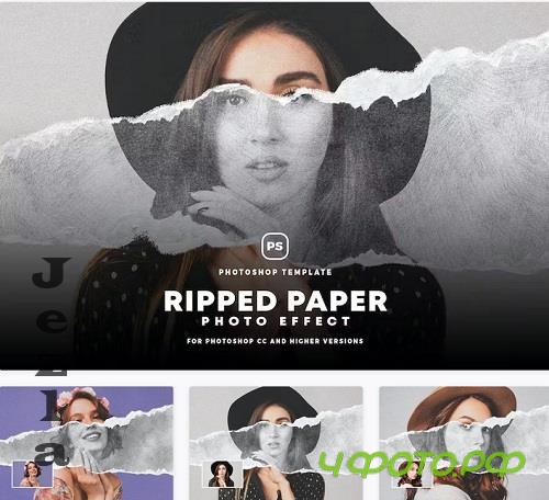 Ripped Paper Effect - JLHD9MA