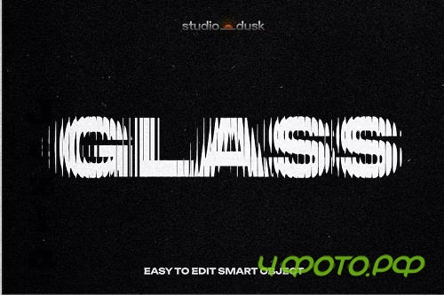 Refracted Text Effect - JESN9DG Refracted Text Effect - JESN9DG