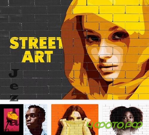 Street Art Photo Effect - 91648067
