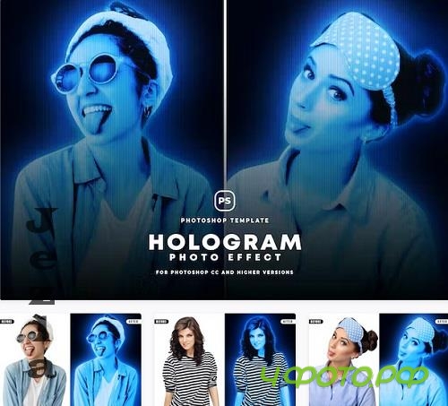Hologram Photo Effect - 44HL6B5